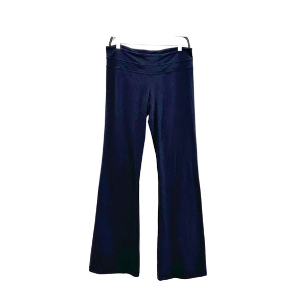 LULULEMON WOMEN WIDE LEGS YOGA-PANTS BLACK LEGGING IN SIZE 12 - Picture 1 of 10